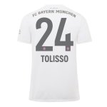 Maillot Bayern Munich NO.24 Tolisso 2ª 2019-20 Blanc Maillot Bayern Munich NO.24 Tolisso 2ª 2019-20 Blanc