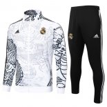 Survetement Real Madrid 2024-25 Blanc Noir 3