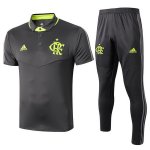 Polo Flamengo Conjunto Complet 2019-20 Gris Vert Polo Flamengo Conjunto Complet 2019-20 Gris Vert
