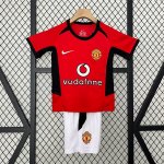 Maillot Manchester United 1ª Enfant Retro 2002 2004 Maillot Manchester United 1ª Enfant Retro 2002 2004