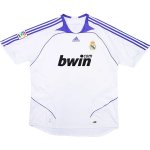 Thailande Maillot Real Madrid 1ª Retro 2007 2008 Blanc Thailande Maillot Real Madrid 1ª Retro 2007 2008 Blanc