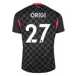 Maillot Liverpool NO.27 Origi 3ª 2020-21 Noir Maillot Liverpool NO.27 Origi 3ª 2020-21 Noir