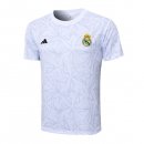 Maillot Entrainement Real Madrid 2024-25 Blanc Gris