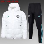 Manteau de duvet Manchester United Ensemble Complet 2024-25 Blanc Manteau de duvet Manchester United Ensemble Complet 2024-25 Blanc