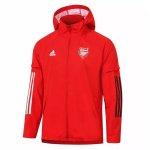 Coupe Vent Arsenal 2020-21 Rouge Blanc Coupe Vent Arsenal 2020-21 Rouge Blanc