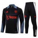 Training Top Manchester United 2024-25 Noir Gris 3