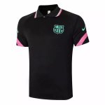 Polo Barcelona 2020-21 Noir Vert Rose Polo Barcelona 2020-21 Noir Vert Rose