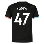 Maillot Manchester City NO.47 Foden 2ª 2019-20 Noir Maillot Manchester City NO.47 Foden 2ª 2019-20 Noir