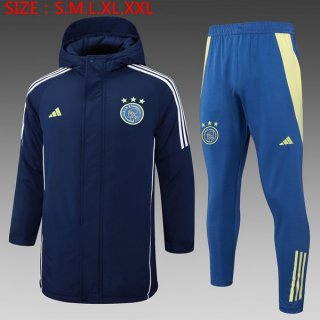 Doudoune Ajax Ensemble Complet 2024-25 Bleu