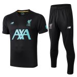 Entrainement Liverpool Conjunto Complet 2019-20 Vert Noir Entrainement Liverpool Conjunto Complet 2019-20 Vert Noir