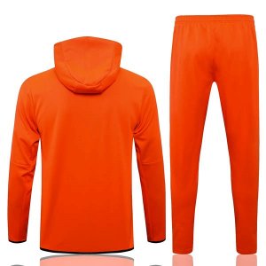 Sweat Shirt Capuche Ensemble Complet Liverpool 2022-23 Orange