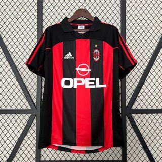 Thailande Maillot AC Milan 1ª Retro 2001 2002