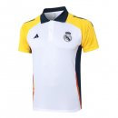 Polo Real Madrid 2024-25 Blanc Jaune 2