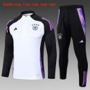 Enfant Training Top Allemagne 2024-25 Blanc Noir 3