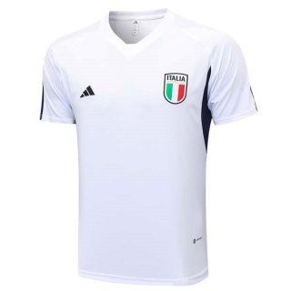 Maillot Entrainement Italie 2023-24 Blanc