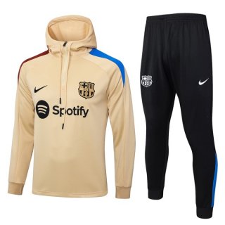 Sweat Shirt Capuche Barcelone 2024-25 Jaune 3