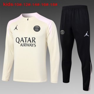 Enfant Training Top PSG 2024-25 Jaune Rose 3