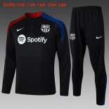 Enfant Training Top Barcelone 2024-25 Noir Bleu 3