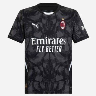 Thailande Maillot AC Milan Gardien 2024-25 Noir Gris