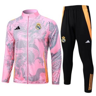 Survetement Real Madrid 2024-25 Rose Gris