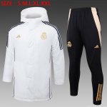 Doudoune Real Madrid Ensemble Complet 2024-25 Blanc Doudoune Real Madrid Ensemble Complet 2024-25 Blanc