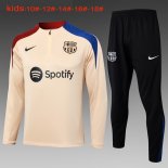 Enfant Training Top Barcelone 2024-25 Jaune Bleu 3