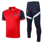 Polo Ensemble Complet France 2020 Rouge Noir Polo Ensemble Complet France 2020 Rouge Noir