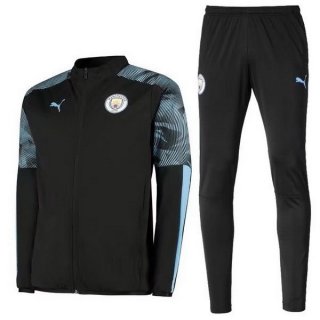 Survetement Manchester City 2019-20 Noir Bleu