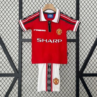 Maillot Manchester United 1ª Retro Enfant 1998 1999