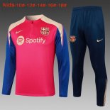 Enfant Training Top Barcelone 2024-25 Rouge Bleu