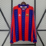 Thailande Maillot Barcelone 1ª ML Retro 1996 1997 Thailande Maillot Barcelone 1ª ML Retro 1996 1997