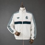 Veste Real Madrid Full Zip 2026-27 Blanc 2 Veste Real Madrid Full Zip 2026-27 Blanc 2