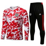 Training Top Manchester United 2022 Rouge Noir Training Top Manchester United 2022 Rouge Noir