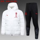 Manteau de duvet AC Milan Ensemble Complet 2024-25 Blanc