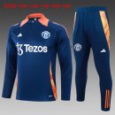 Enfant Training Top Manchester United 2024-25 Bleu Orange 3