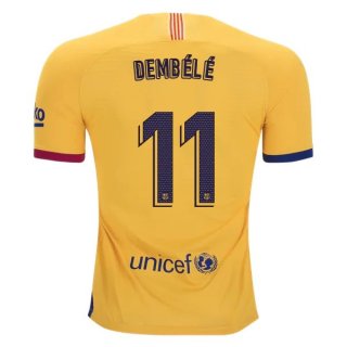 Maillot Barcelone NO.11 O.Dembele 2ª 2019-20 Jaune