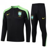 Training Top Brésil 2024-25 Noir Vert 3