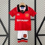Maillot Manchester United 1ª Enfant Retro 1994 1996 Maillot Manchester United 1ª Enfant Retro 1994 1996