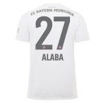 Maillot Bayern Munich NO.27 Alaba 2ª 2019-20 Blanc Maillot Bayern Munich NO.27 Alaba 2ª 2019-20 Blanc
