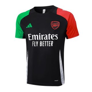 Maillot Entrainement Arsenal 2024-25 Noir Rouge 2