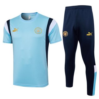 Maillot Manchester City Ensemble Complet 2024-25 Bleu