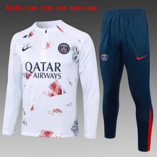 Enfant Training Top PSG 2024-25 Rouge Blanc