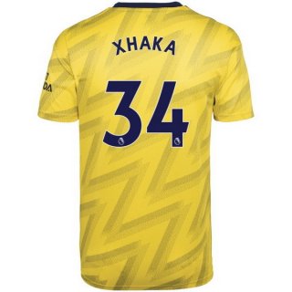 Maillot Arsenal NO.34 Xhaka 2ª 2019-20 Jaune