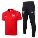 Polo São Paulo Conjunto Complet 2020-21 Rouge Noir Polo São Paulo Conjunto Complet 2020-21 Rouge Noir