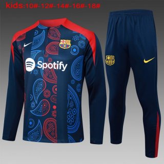 Enfant Training Barcelone 2024-25 Bleu Rouge