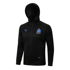 Sweat Shirt Capuche Ensemble Complet Marseille 2022-23 Noir