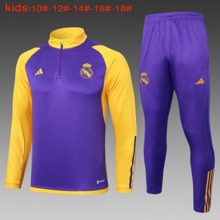 Enfant Training Real Madrid 2024-25 Purpura Jaune