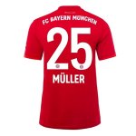 Maillot Bayern Munich NO.25 Muller 1ª 2019-20 Rouge Maillot Bayern Munich NO.25 Muller 1ª 2019-20 Rouge