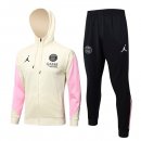 Survetement Capuche PSG 2024-25 Jaune Rose 3