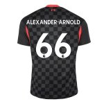 Maillot Liverpool NO.66 Arnold 3ª 2020-21 Noir Maillot Liverpool NO.66 Arnold 3ª 2020-21 Noir
